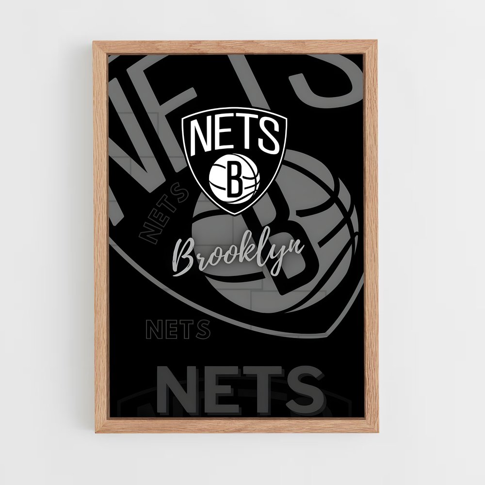 Poster Brooklyn nets – affiche Basketball (vue 4)